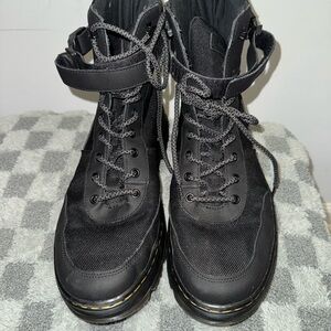 Dr. Martens Black Combs Tech Boots